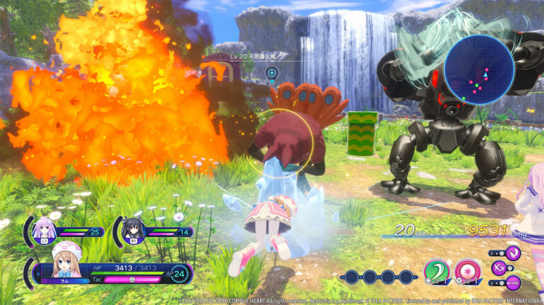 Neptunia Sisters VS Sisters gameplay