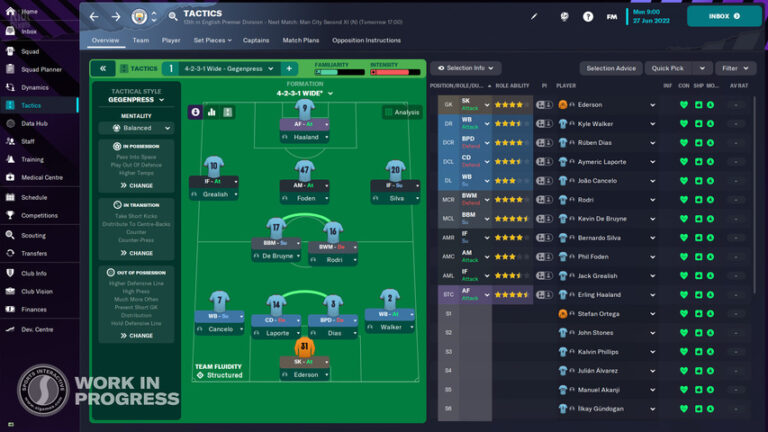 Football Manager 2023 gameplay