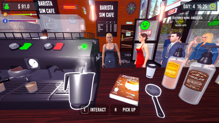 Barista Simulator gameplay